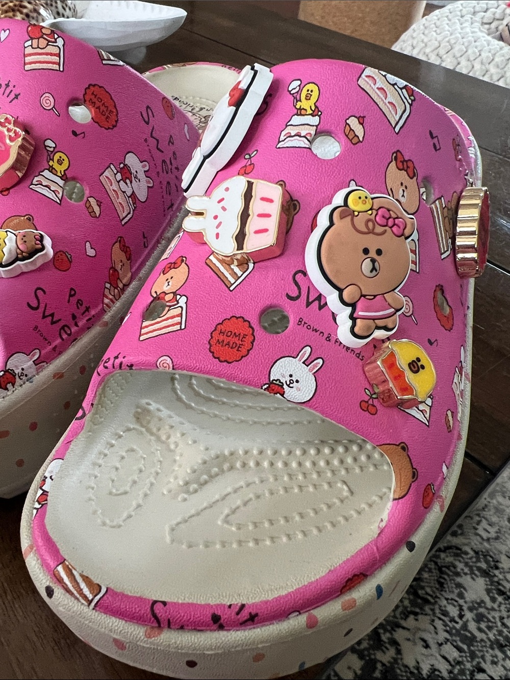 Pink Character plataform Sandals - Picture 3 of 12